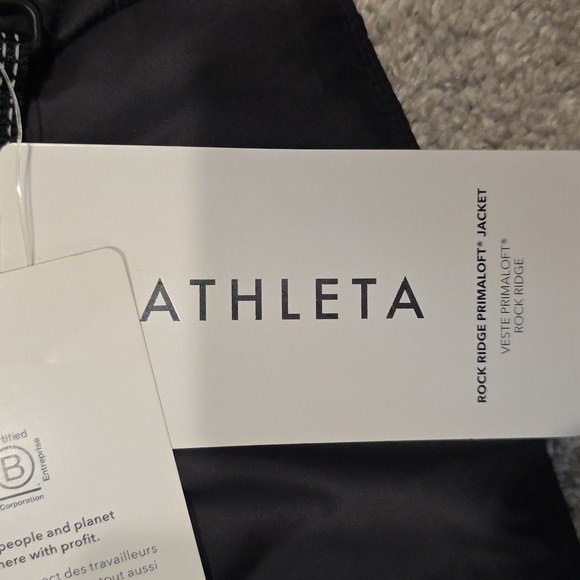 Athleta Rock Ridge Black Primaloft Jacket - Picture 2 of 4